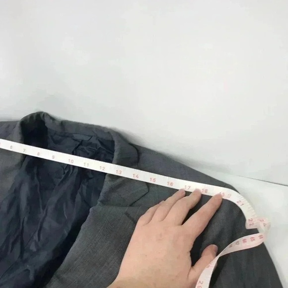 Vintage 1992 Dunhill Italy XL Wool Striped Blazer 45R Luxury Mens Suit Jacket - Picture 4 of 14